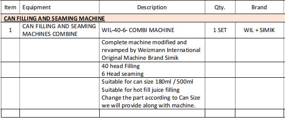 Machine specicfication -1